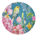 Set of 4 Round Placemats Covers Blue Bird Versailles 14 Dia inch