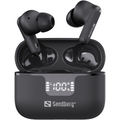 Безжични слушалки Sandberg Wireless Earbuds ANC+ENC, черни, True Wireless (Wireless Earbuds ANC+ENC)
